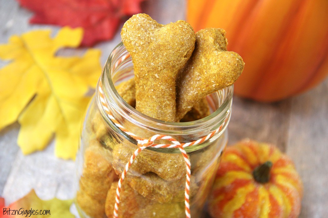 Peanut butter-Pumpkin Dog Treats